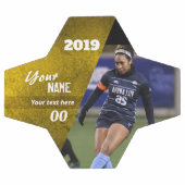 Custom Soccer Ball Gelb (Flach)