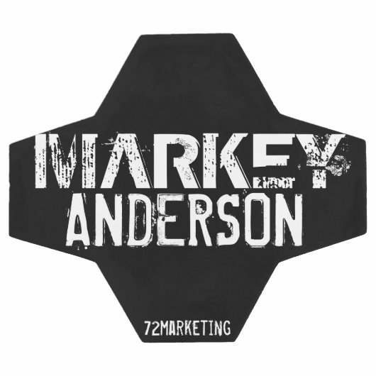 Custom Soccer Ball mit Namen von 72Marketing (Flach)