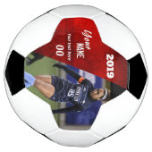 Custom Soccer Ball Red (Gedreht)