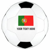 Custom soccer ball with flagge Portugal (Vorderseite)