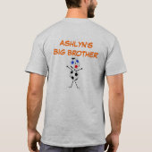 Custom Soccer Big Brother T-Shirt (Rückseite)