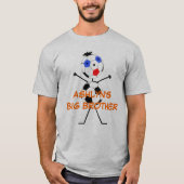 Custom Soccer Big Brother T-Shirt (Vorderseite)