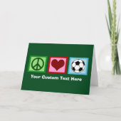 Custom Soccer Green Weihnachten (Vorderseite)