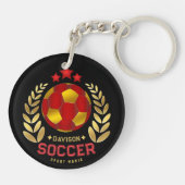Custom Soccer Logo Schlüsselanhänger (Rückseite)