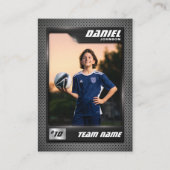 Custom Soccer Trading Card Graphite Sports Card Platzkarte (Vorderseite)