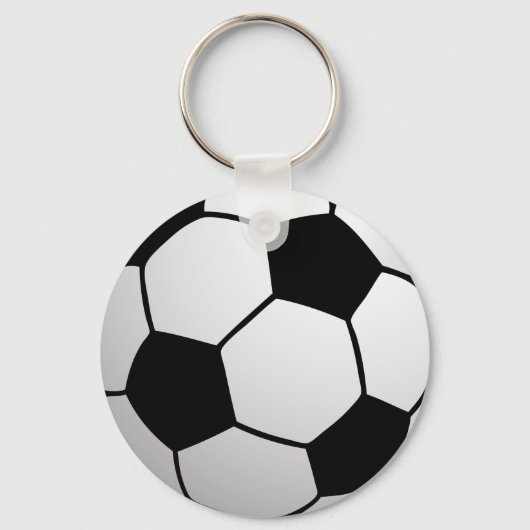 Custom SoccerBall für Fußballmannschaften und Fußb Schlüsselanhänger (Vorderseite)