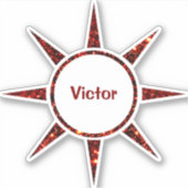 Custom Social Man Aufkleber (Vorderseite)