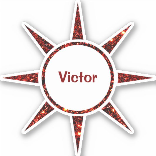 Custom Social Man Aufkleber (Vorderseite)