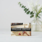 Custom Social Media Manager Visitenkarte (Stehend Vorderseite)