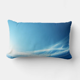 Custom Sofa Pillow - Abstrakt Blau Lendenkissen