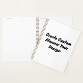 Custom Soft Cover Planner mit Gold Spiral Binding Planer (Anzeige)
