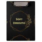 Custom Soft Dreams Clipboards schöne Schreibwaren Klemmbrett (Vorderseite)