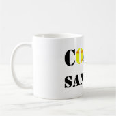 Custom Softball Coach Coffee Tasse (Links)