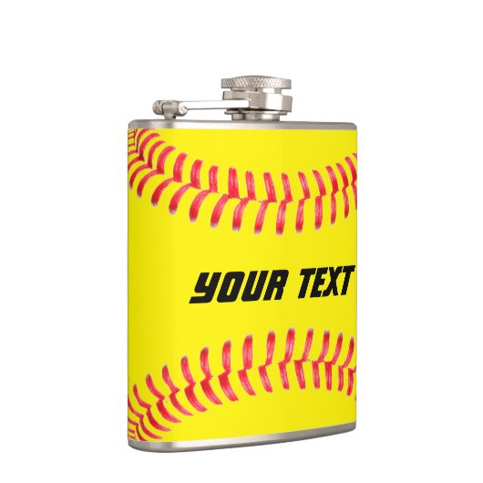 Custom Softball Flask Flachmann (Rechts)
