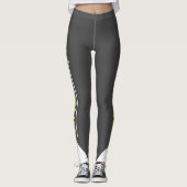 Custom Softball Slayer Leggings (Vorderseite)