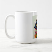 Custom Soldier Girl Gitarrist Art Inspiration Kaffeetasse (Links)