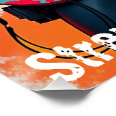 Custom Soldier Girl Gitarrist Art Inspiration Poster (Ecke)