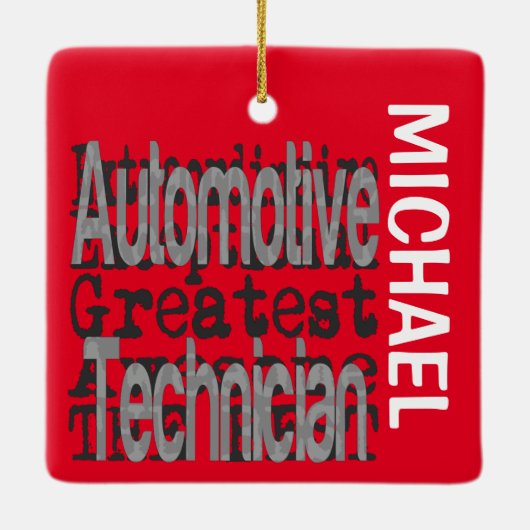CUSTOM, Sonderbeauftragter für Automobiltechnik Keramikornament (Rückseite)