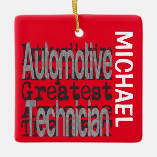 CUSTOM, Sonderbeauftragter für Automobiltechnik Keramikornament (Vorderseite)