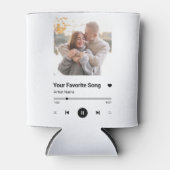 Custom Song Favorite Song One Foto Kaffee Tasse Dosenkühler (Vorderseite)