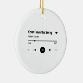 Custom Song Favorite Song One Foto Kaffee Tasse Keramik Ornament (Rechts)