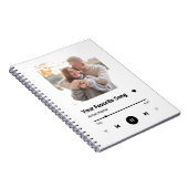 Custom Song Favorite Song One Foto Kaffee Tasse Notizblock (Rechte Seite)