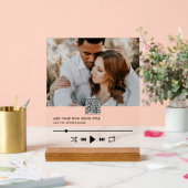 Custom Song Plaque Foto QR Code Music Video Link Acrylschild (Hochzeit)