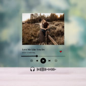 Custom Song Playlist Album Cover Acrylschild (Neutral)