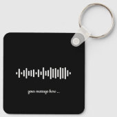 Custom Song QR Code Besties Friendship Foto Schlüsselanhänger (Rückseite)