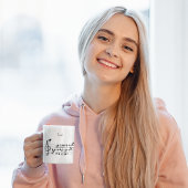 Custom Songbird Treble Clef Art Zweifarbige Tasse