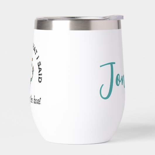 Custom Sorry für das, was ich sagte Funny Bootfahr (Links)