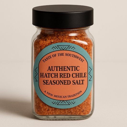 Custom Southwest Authentic Hatch Red Chile Spice Runder Aufkleber