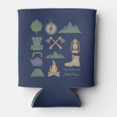 Custom Souvenir Camping Collage Campers Dosenkühler (Vorderseite)