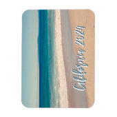 Custom Souvenir Foto Ocean Blue Landschaftlich Bea Magnet (Vertikal)
