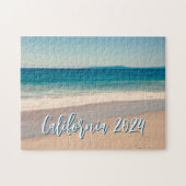 Custom Souvenir Foto Ocean Blue Landschaftlich Bea Puzzle (Horizontal)