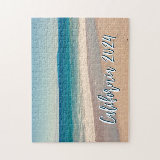 Custom Souvenir Foto Ocean Blue Landschaftlich Bea Puzzle (Vertikal)