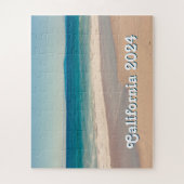 Custom Souvenir Foto Ocean Blue Landschaftlich Bea Puzzle (Vertikal)