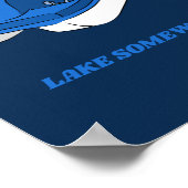 Custom Souvenir Pedal Boat Personalisiert Poster (Ecke)