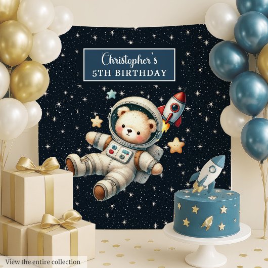 Custom Space Bar Party Tapestation für den Geburts Wandteppich