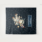 Custom Space Bar Party Tapestation für den Geburts Wandteppich (Vorderseite (Horizontal))