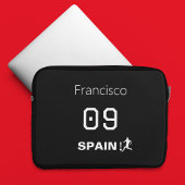 Custom Spain National Soccer Professional Mono Laptopschutzhülle
