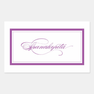 Custom_Spanakopita Rechteckiger Aufkleber