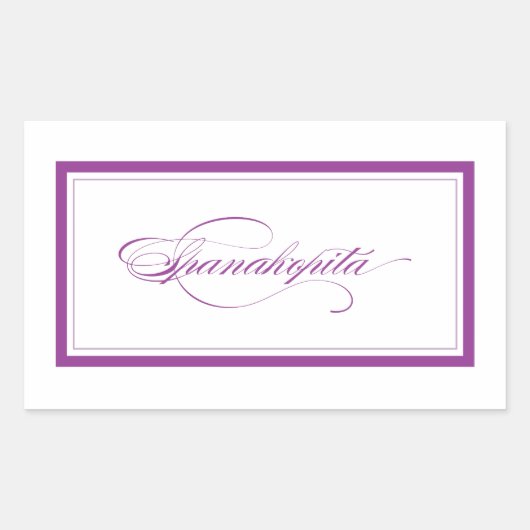 Custom_Spanakopita Rechteckiger Aufkleber (Vorderseite)