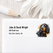 Custom Spanel Dog Address Label (Insitu)