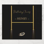 Custom Sparkling Wine Bottle Labels Schaumweinetikett (Einzelnes Label)