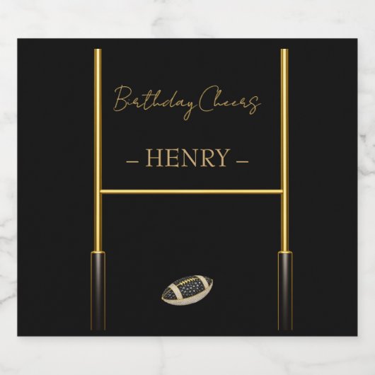 Custom Sparkling Wine Bottle Labels Schaumweinetikett (Einzelnes Label)