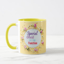 Custom Special Guest bei Function Pastel Yellow Tasse