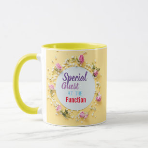Custom Special Guest bei Function Pastel Yellow Tasse