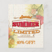 Custom Special Summer Limited Offer Flyer (Vorne)