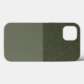Custom Speckled Moss Green iPhone 13 Fall Case-Mate iPhone Hülle (Rückseite (Horizontal))